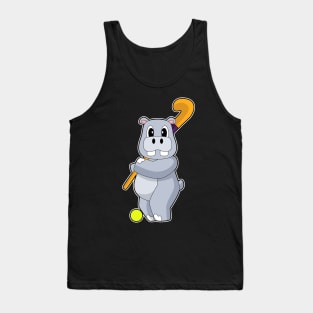 Hippo Field hockey Hockey stick Tank Top